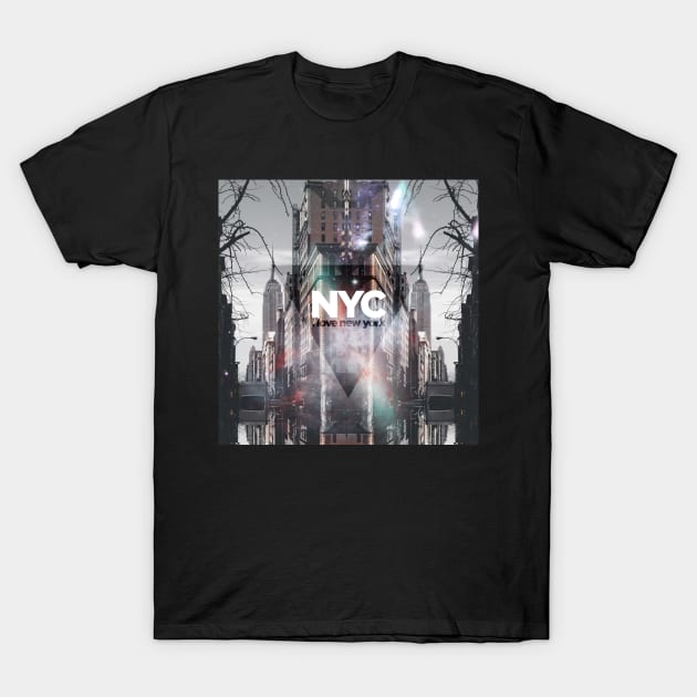 New York8 T-Shirt by JavierMartinez